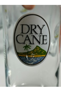 Dry Cane Λευκό Ρούμι 6 Γυάλινα Διαφημιστικά Vintage  Ποτήρια