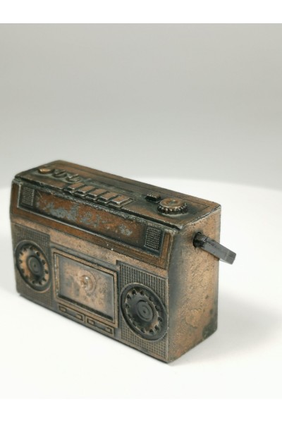 Vintage Ξύστρα σε Σχήμα Κασετόφωνου Boombox