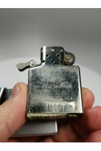 Vintage Αναπτήρας Zippo με Ανάγλυφα Γράμματα