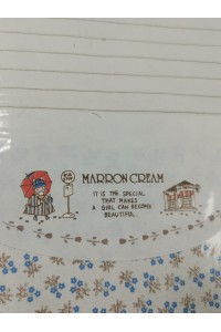 Παλιό Σετ Αλληλογραφίας Marron Cream