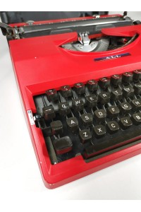 Vintage Κόκκινη Γραφομηχανή ALL