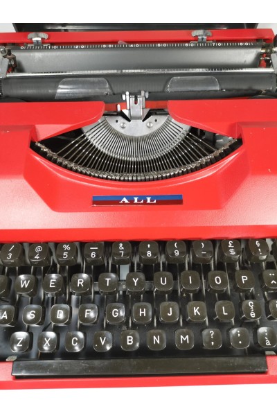 Vintage Κόκκινη Γραφομηχανή ALL