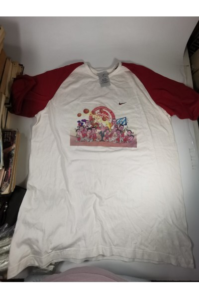 Cut Win T-shirt του Ελληνικού Κυπέλλου 2004 της Μπασκετικής Ομάδας του Ολυμπιακού XXLT Size