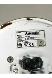 80s Ιταλικό Φωτιστικό Απλίκα Τοίχου Tilos από Artemide E. Gismondi
