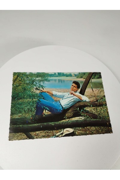 Collectible Postcard Cliff Richard with track list Columbia Records West Germany