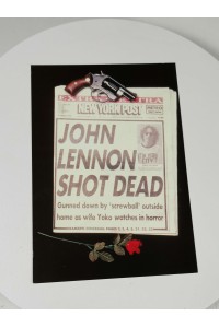 Vintage Postcard John Lennon Dies Heroes Publishing Ltd UK
