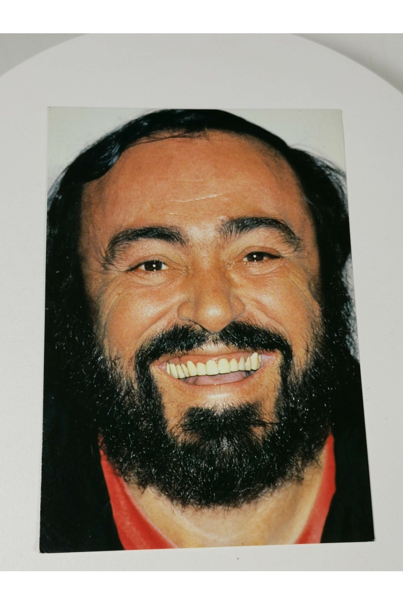 Collectible Postcard Luciano Pavarotti by Heroes Publishing 90s
