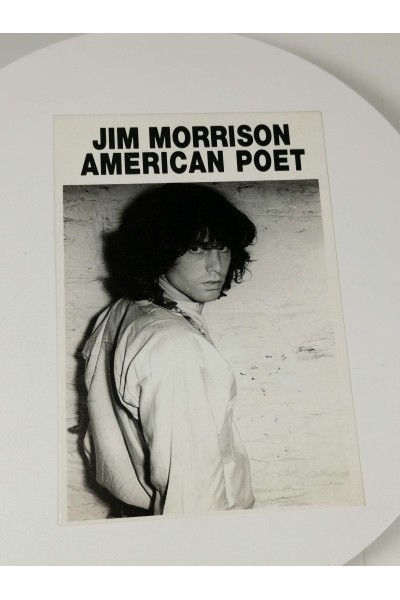 Vintage Postcard Jim Morrison American Poet Heroes Publishing