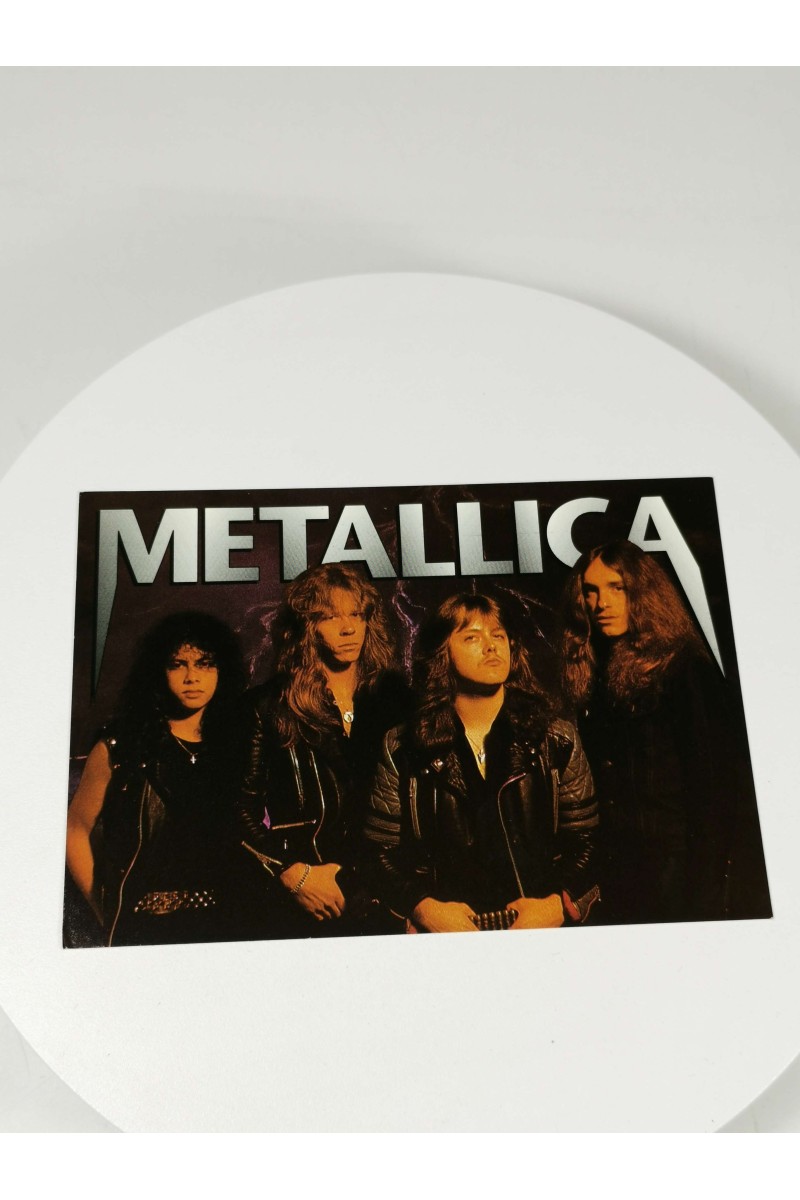 Collectible Metallica Postcard by Heroes Publishing Ltd 90s
