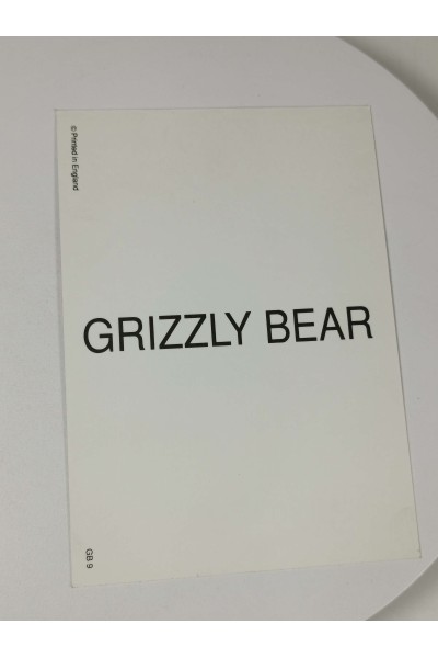 Collectible Postcard Bob Marley SHC Grizzly Bear GB9