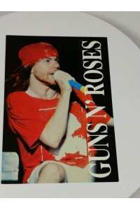 Rare Postcard Axl Rose Guns N’ Roses Heroes Publishing
