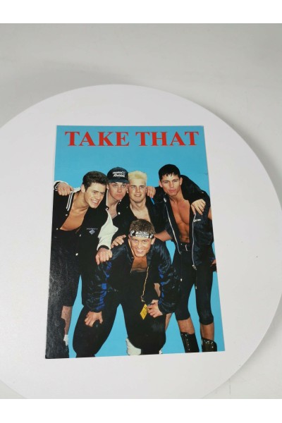 Vintage Postcard Take That Heroes Publishing 90S
