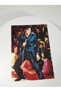 Vintage Συλλεκτική Κάρτ Ποστάλ Elvis Presley Comeback Special 1968, Heroes Publishing