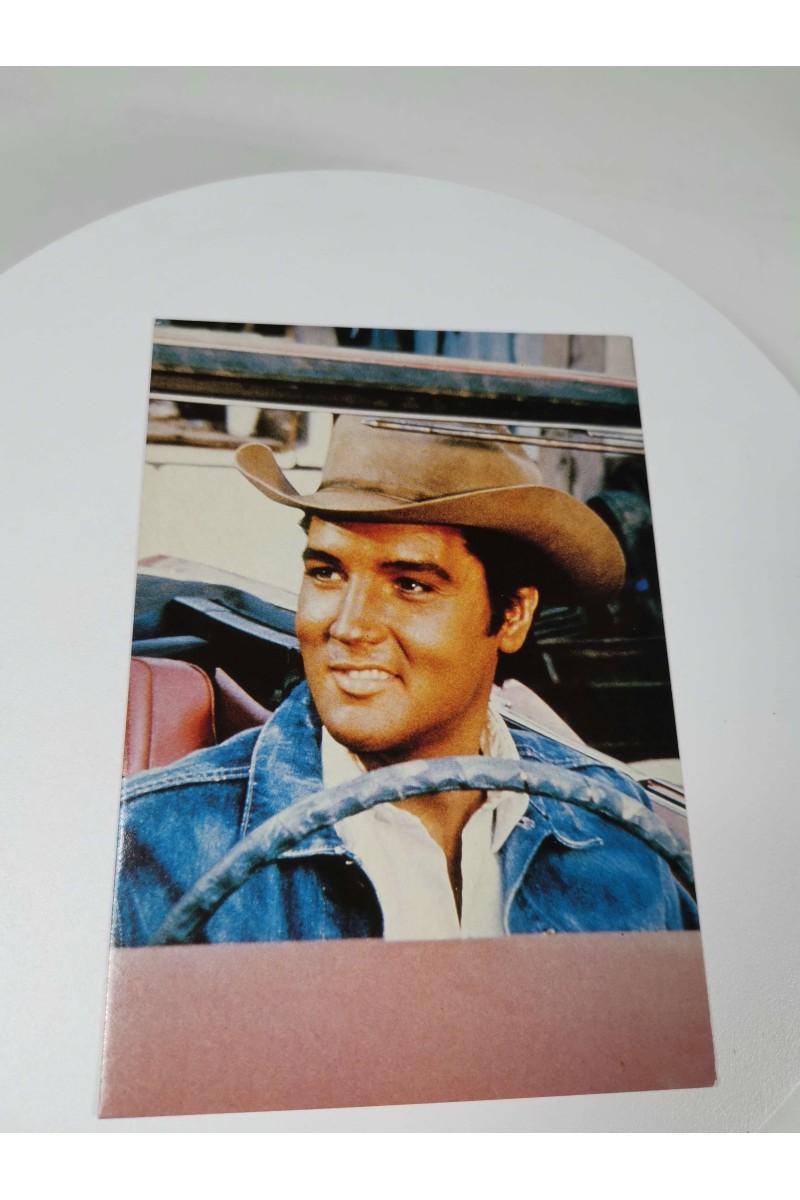 Vintage Συλλεκτική Κάρτ Ποστάλ Elvis Presley Cowboy Look, Heroes Publishing