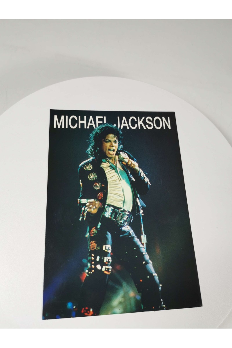 Vintage Trading Card Michael Jackson Heroes Publishing Live Tour Look