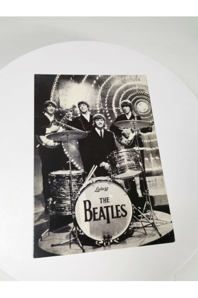 Vintage Collectible Postcard The Beatles Heroes Publishing