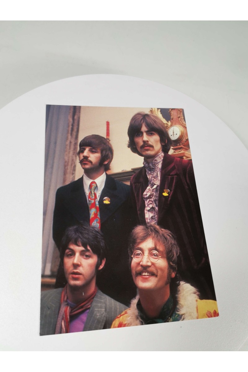 Vintage Συλλεκτική Κάρτ Ποστάλ The Beatles Psychedelic Era Look, Heroes Publishing