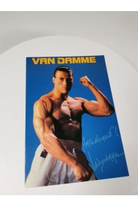 Vintage Συλλεκτική Καρτ Ποστάλ Jean-Claude Van Damme Heroes Publishing