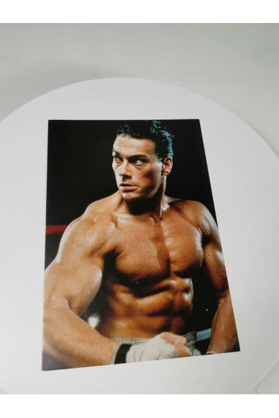 Vintage Καρτ Ποστάλ Jean-Claude Van Damme Συλλεκτική Έκδοση Heroes Publishing