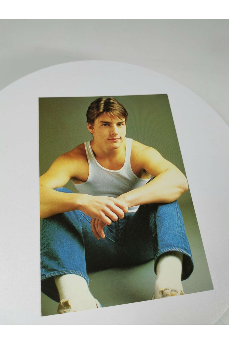 Vintage Συλλεκτική Καρτ Ποστάλ Tom Cruise Heroes Publishing