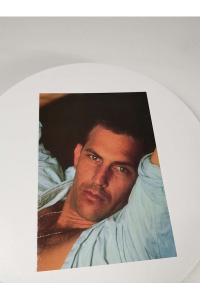 Vintage Συλλεκτική Καρτ Ποστάλ Kevin Costner Heroes Publishing