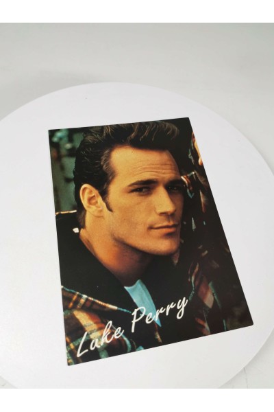 Vintage Συλλεκτική Καρτ Ποστάλ Luke Perry Heroes Publishing