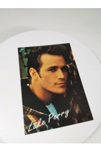 Vintage Συλλεκτική Καρτ Ποστάλ Luke Perry Heroes Publishing