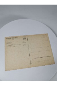 Vintage Καρτ Ποστάλ Johnny Hallyday Philips Records Φωτογραφία Winkler Σπάνια Έκδοση