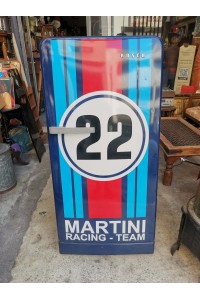 Bosch Refrigerator Door with Martini Racing Team Retro Design