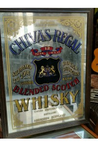 Vintage Διαφημιστικός Καθρέφτης Ποτού Chivas Regal Whisky