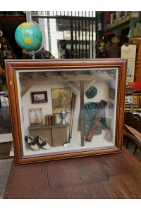 Golf Vintage Miniature Diorama Decorative Shadow Box