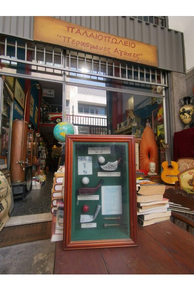 Διακοσμητικό με Μινιατούρες Shadow Box The History of Golf