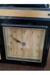 Vintage Decorative Wall Telephone with Clock