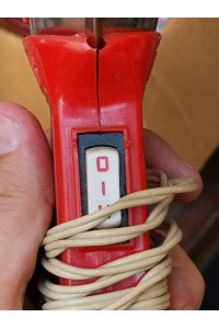 Vintage Retro Red Hair Dryer CRES with Stand