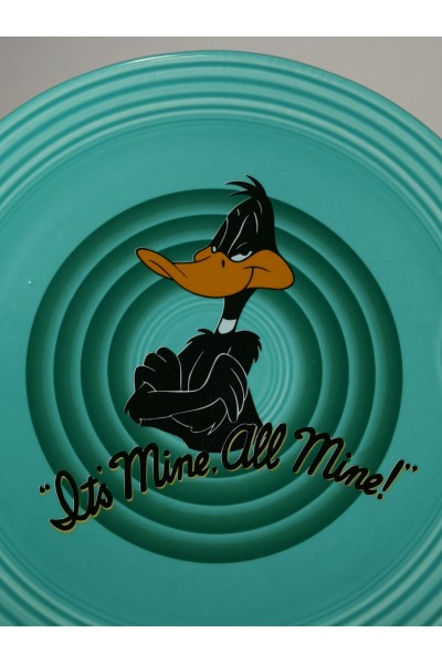 Vintage Collectible Daffy Duck Plate “It’s Mine, All Mine!” by Warner Bros & Fiesta USA