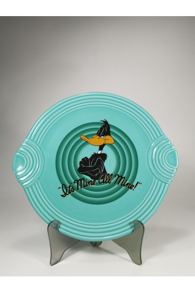Vintage Συλλεκτικό Πιάτο Daffy Duck “It’s Mine, All Mine!” απ' την Warner Bros & Fiesta USA