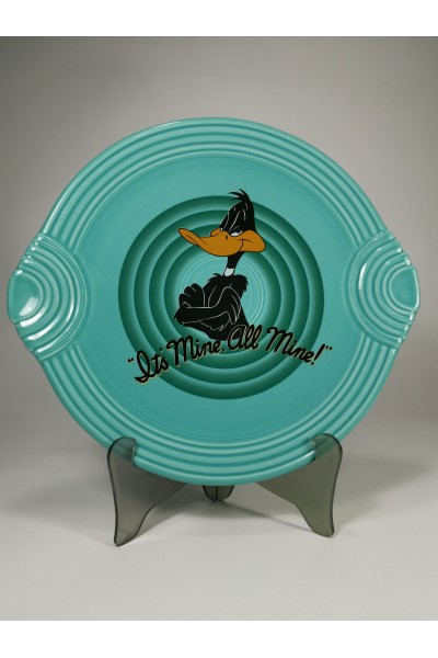 Vintage Collectible Daffy Duck Plate “It’s Mine, All Mine!” by Warner Bros & Fiesta USA
