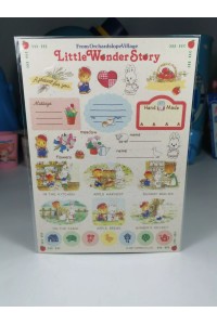 80s Little Wonder Story Αυτοκόλλητα 1987 της Sanrio
