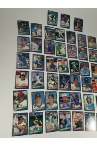 Σετ  51 Συλλεκτικές Κάρτες Baseball Donruss 1986 Μεταχειρισμένες