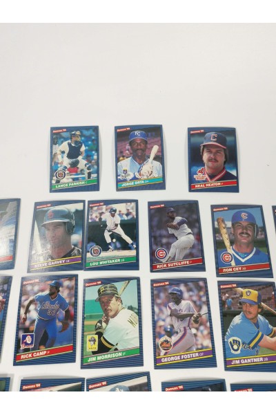 Σετ  51 Συλλεκτικές Κάρτες Baseball Donruss 1986 Μεταχειρισμένες