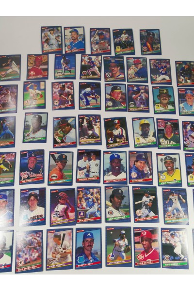 Σετ  53 Συλλεκτικές Κάρτες Baseball Donruss 1986 Μεταχειρισμένες