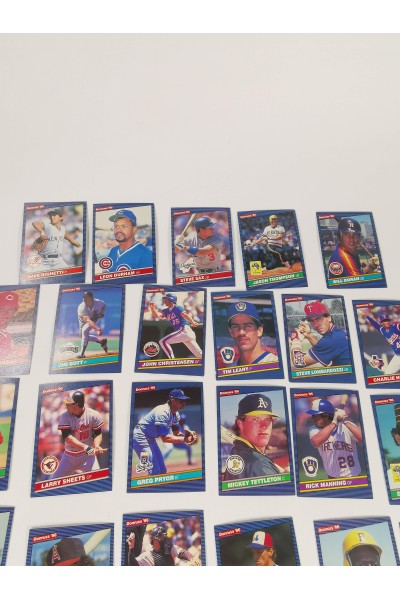 Σετ  53 Συλλεκτικές Κάρτες Baseball Donruss 1986 Μεταχειρισμένες