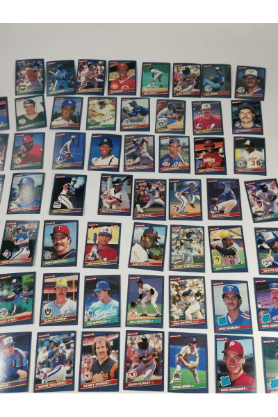 Σετ  56 Συλλεκτικές Κάρτες Baseball Donruss 1986 Μεταχειρισμένες
