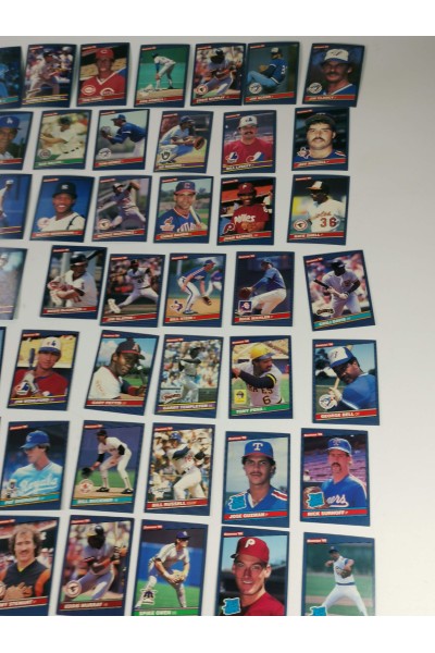 Σετ  56 Συλλεκτικές Κάρτες Baseball Donruss 1986 Μεταχειρισμένες