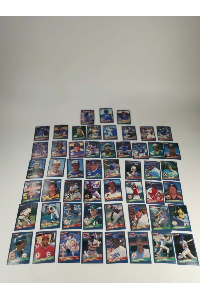 Set of 52 Donruss 1986 Baseball Trading Cards Used