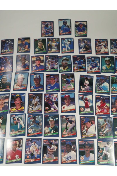 Σετ  52 Συλλεκτικές Κάρτες Baseball Donruss 1986 Μεταχειρισμένες