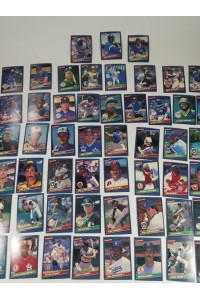 Set of 52 Donruss 1986 Baseball Trading Cards Used