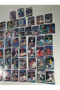 Σετ  52 Συλλεκτικές Κάρτες Baseball Donruss 1986 Μεταχειρισμένες