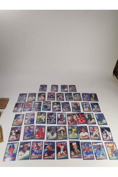 Set of 50 Donruss 1986 Baseball Trading Cards Used