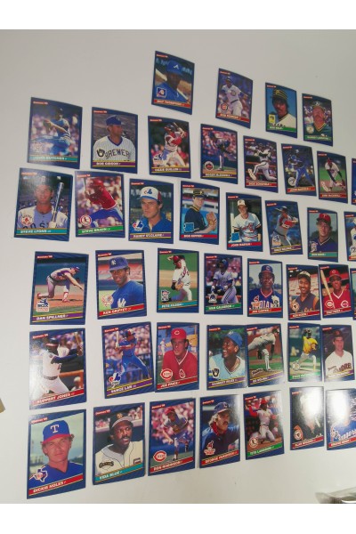 Σετ  50 Συλλεκτικές Κάρτες Baseball Donruss 1986 Μεταχειρισμένες